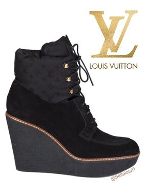 AUTHENTIC LOUIS VUITTON WEDGES